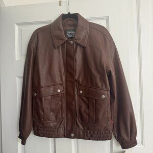 Levi’s Brown Faux Leather Jacket